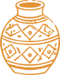 Ceramic Vase SVG Rustic Patterned Vector