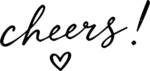 Cheers Lettering SVG Festive Script Vector