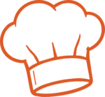 Chef Hat SVG Bold Outline Vector