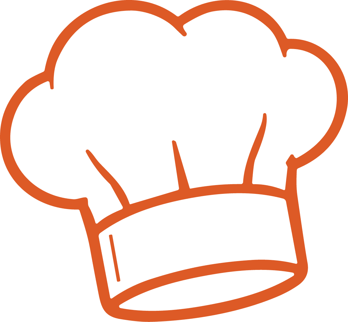 Chef Hat SVG Bold Outline Vector - Image 1