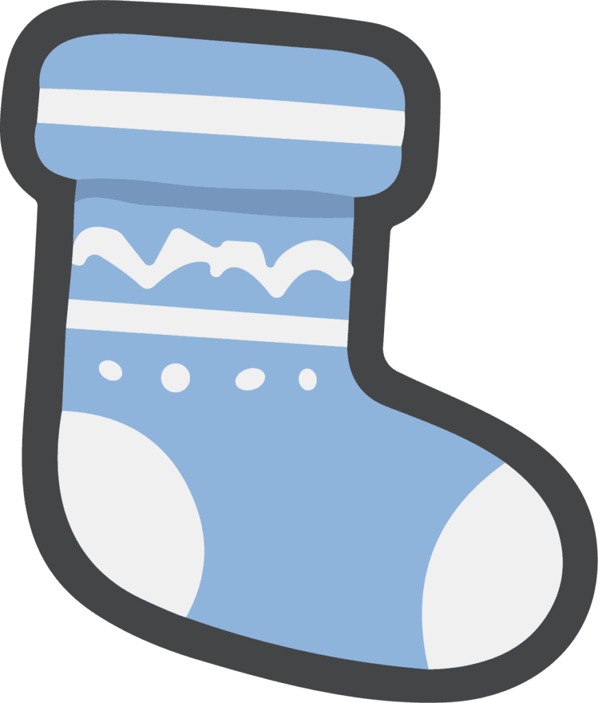 Christmas Stocking SVG Cozy Knit Vector