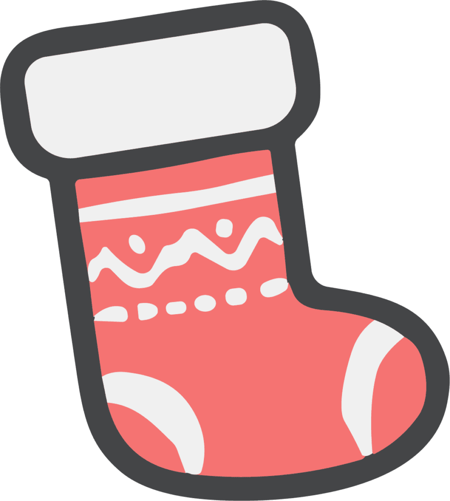 Christmas Stocking SVG Cozy Holiday Vector