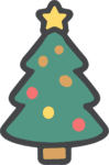 Christmas Tree SVG Cheerful Holiday Vector
