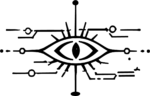 Circuit Eye SVG Techno Surveillance Vector