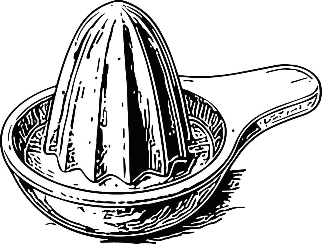 Citrus Juicer Vintage Illustration Vector - Image 1