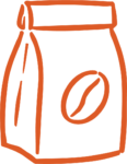 Coffee Bag SVG Rustic Sketch Vector