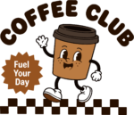Coffee Cup Character SVG Walking Mascot Vector