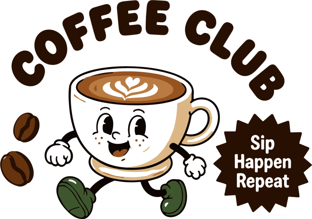 Coffee Cup Character SVG Playful Latte Vector