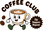 Coffee Cup Character SVG Playful Latte Vector