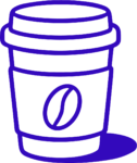 Coffee Cup SVG Bold Outline Vector