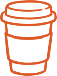 Coffee Cup SVG Bold Outline Vector