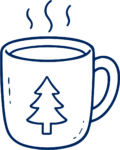 Coffee Mug SVG Cozy Winter Vector