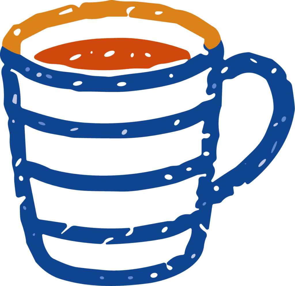 Coffee Mug SVG Sketchy Doodle Vector