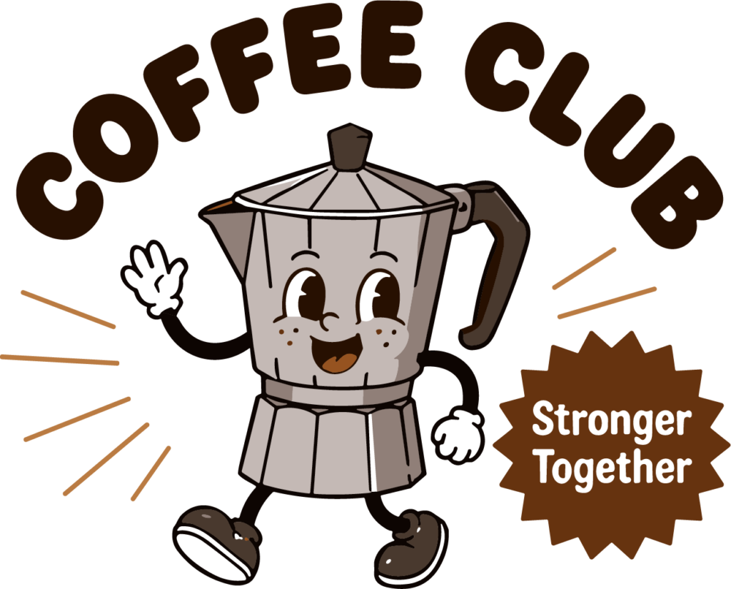 Coffee Pot Mascot SVG Cheerful Walking Vector