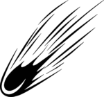 Comet Streak SVG Dynamic Motion Vector