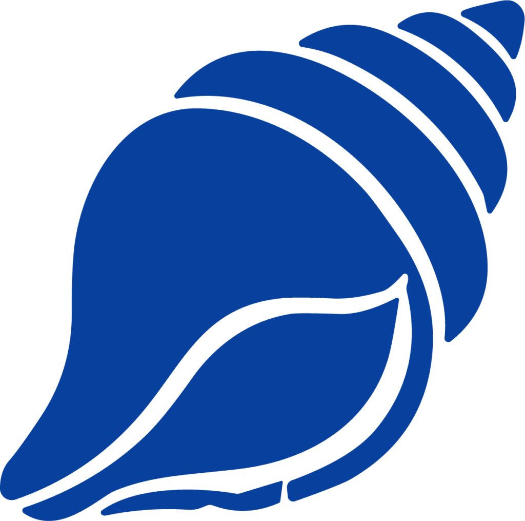Conch Shell SVG Bold Silhouette Vector