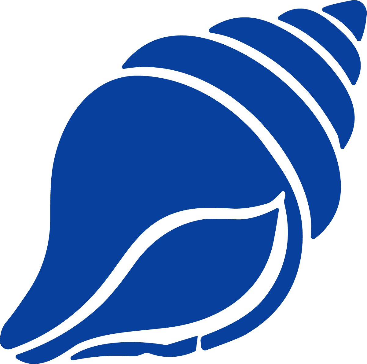 Conch Shell SVG Bold Silhouette Vector - Image 1
