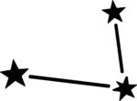 Connected Stars SVG Minimal Constellation Vector