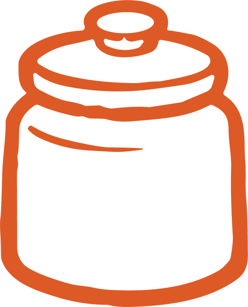 Cookie Jar SVG Hand Sketched Outline Vector