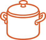Cooking Pot SVG Simple Outline Vector