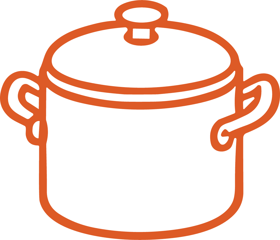 Cooking Pot SVG Simple Outline Vector - Image 1
