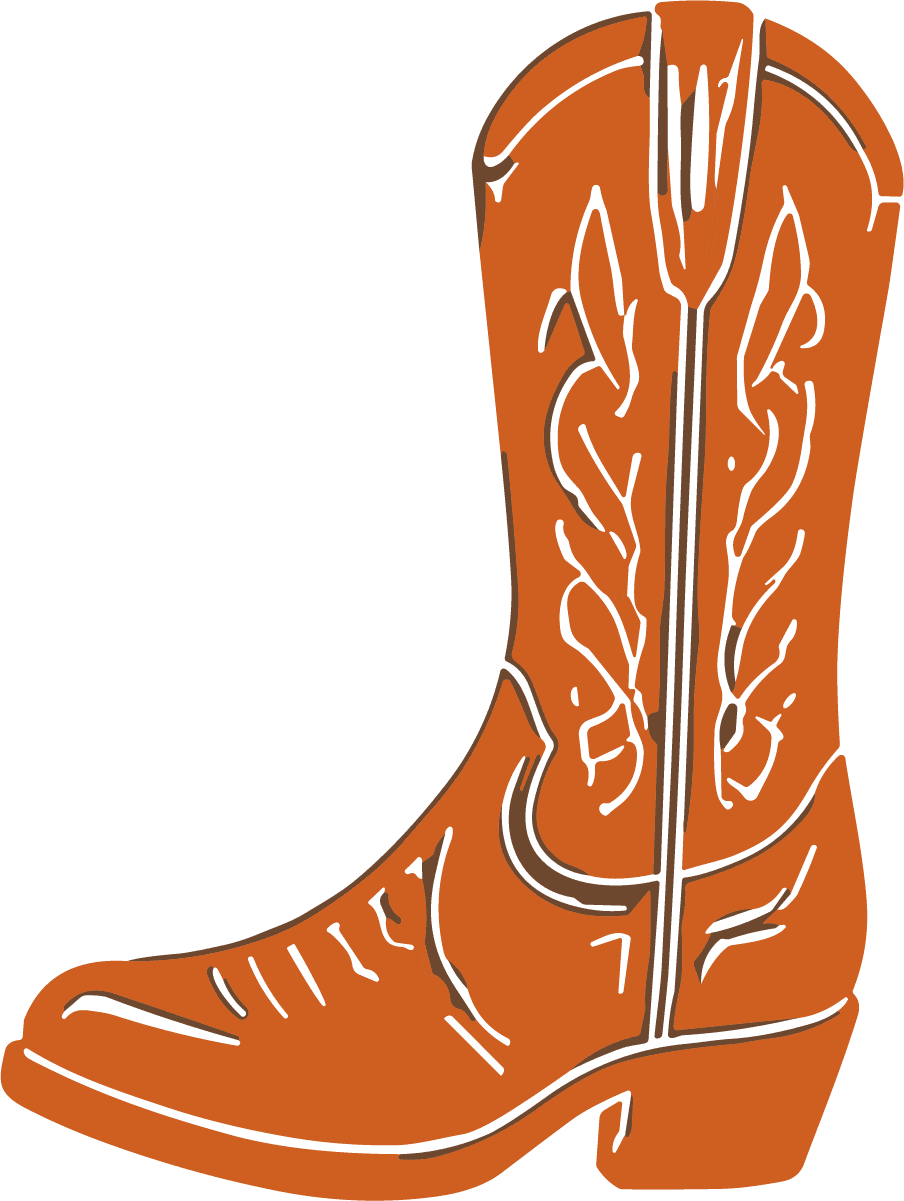 Cowboy Boot SVG Western Style Vector - Image 1