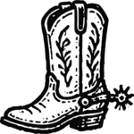 Cowboy Boot SVG Bold Western Vector