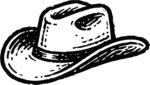 Cowboy Hat SVG Rugged Sketch Vector
