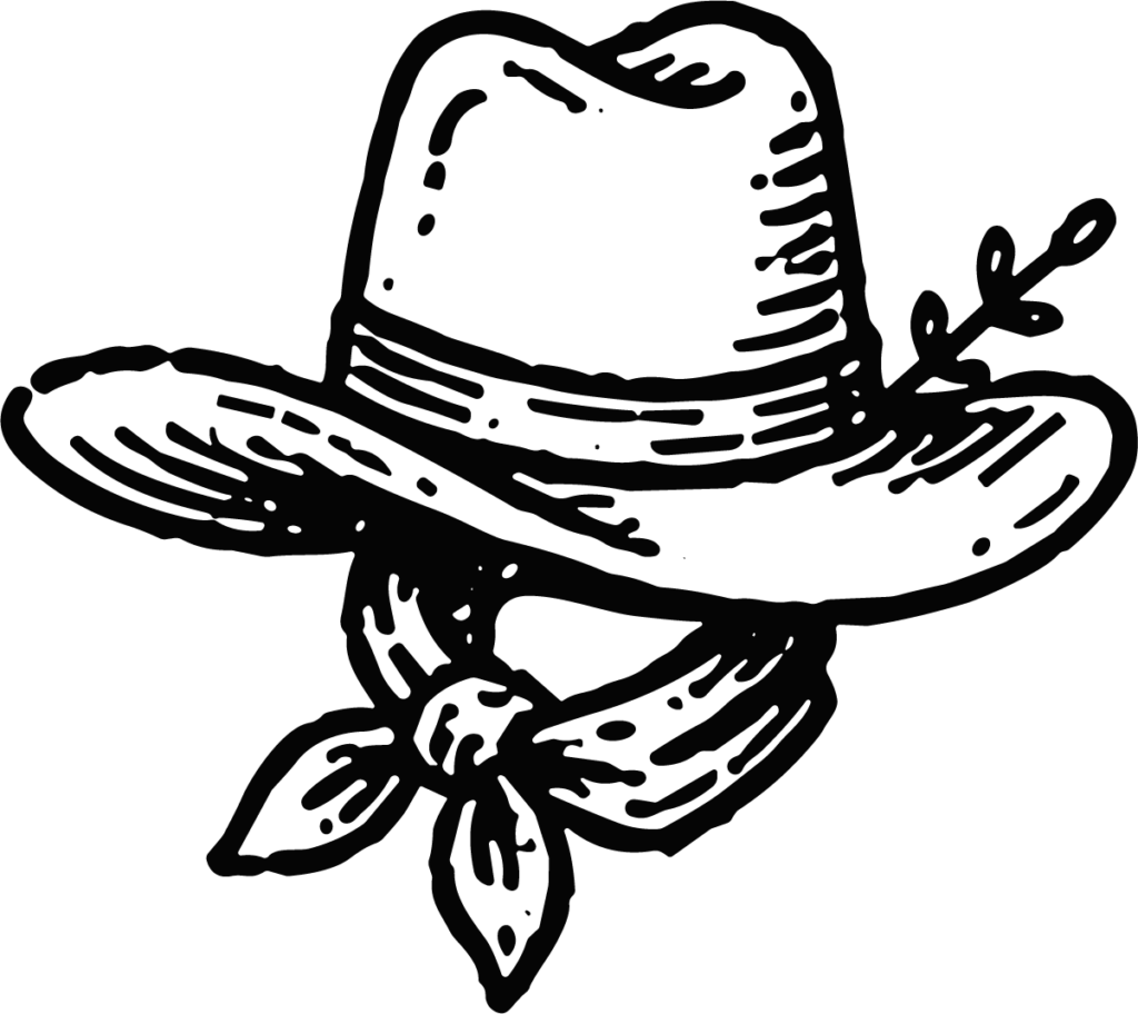 Cowboy Hat SVG Rustic Western Vector