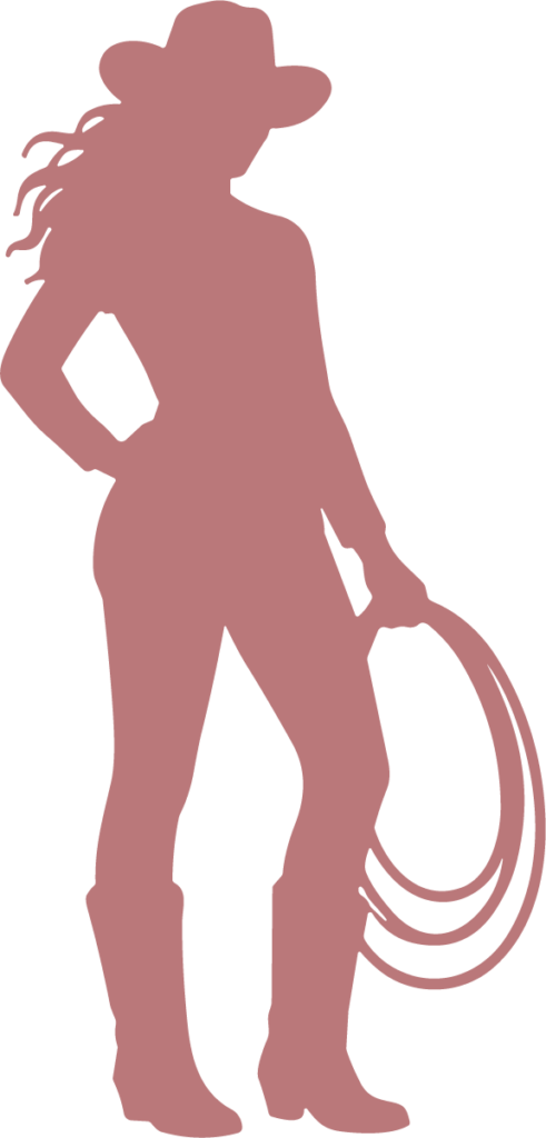 Cowgirl Silhouette SVG Western Charm Vector