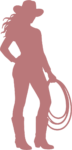 Cowgirl Silhouette SVG Western Charm Vector