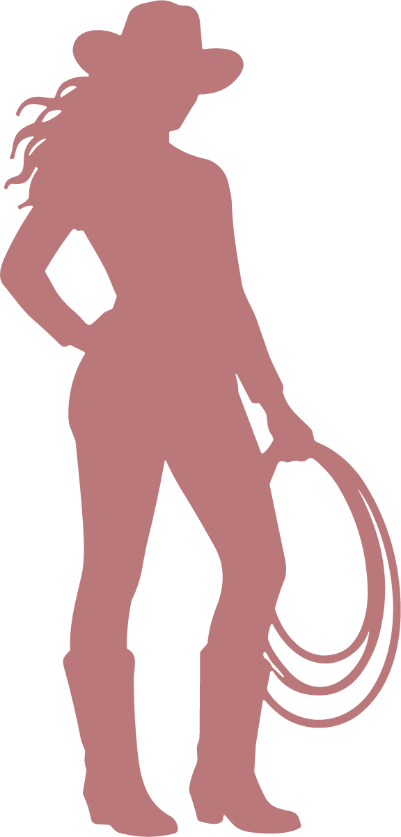 Cowgirl Silhouette SVG Western Charm Vector - Image 1