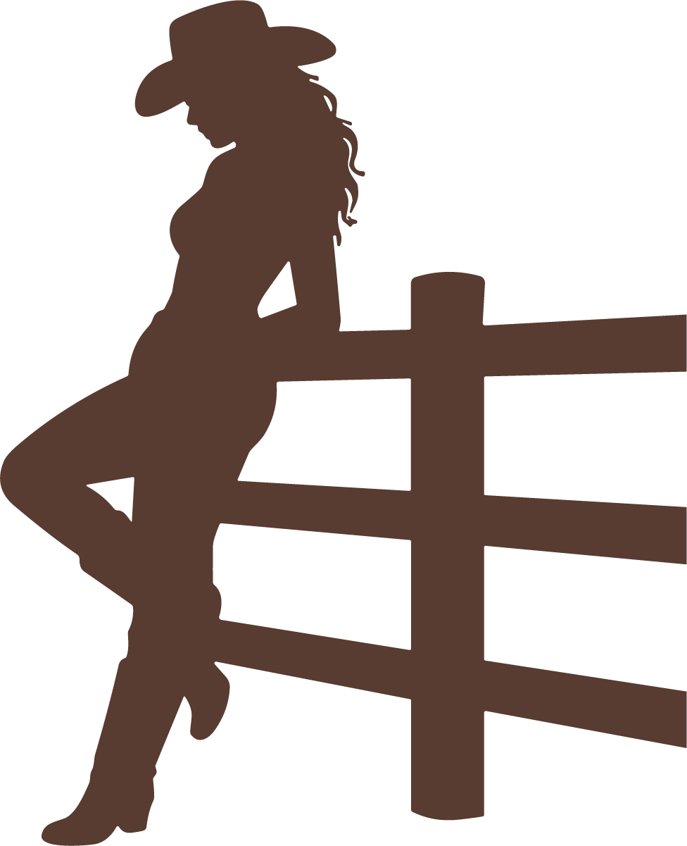 Cowgirl Silhouette SVG Western Charm Vector - Image 1