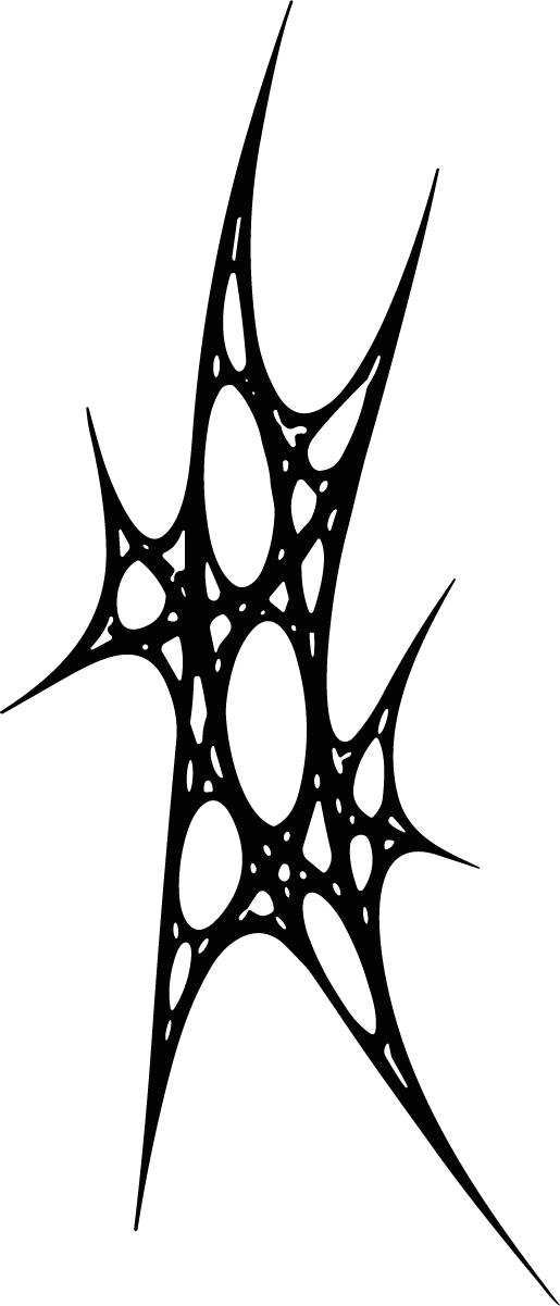 Cracked Web Shape SVG Jagged Organic Vector - Image 1