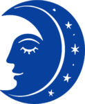 Crescent Moon Face SVG Sleepy Night Sky Vector