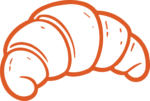 Croissant SVG Simple Outline Vector