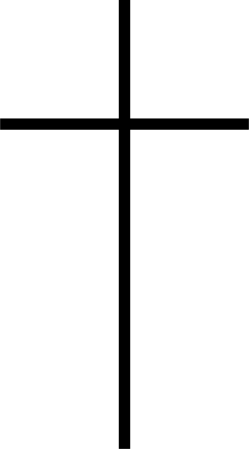 Cross Symbol Bold Simplicity Vector - Image 1