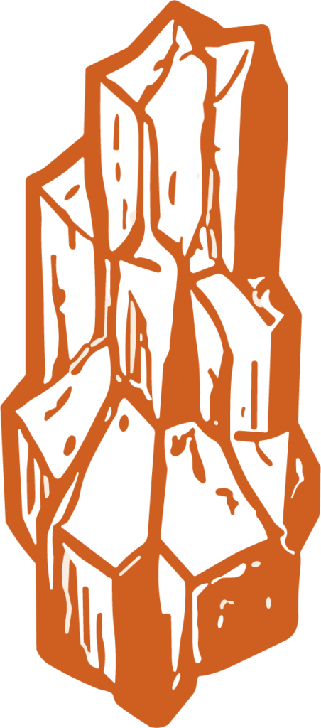 Crystal Rock SVG Rugged Outline Vector