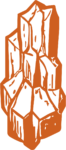 Crystal Rock SVG Rugged Outline Vector