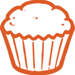 Cupcake SVG Playful Outline Vector