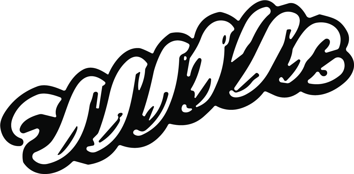 Cursive Script Lettering SVG Bold Graffiti Vector - Image 1