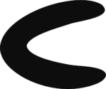 Curved Shape SVG Bold Abstract Vector