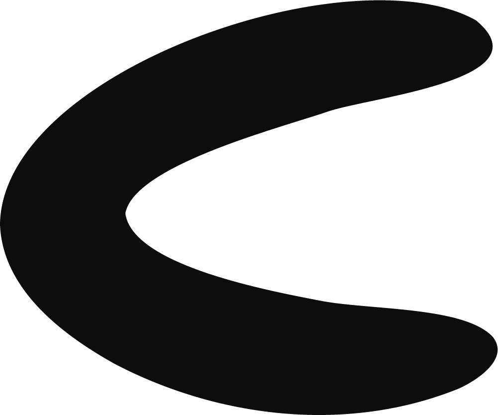 Curved Shape SVG Bold Abstract Vector