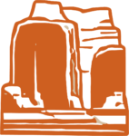 Desert Rock Formation SVG Rustic Canyon Vector