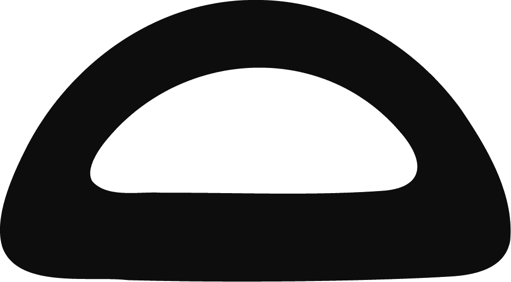 Dome Shape SVG Bold Silhouette Vector