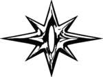 Eight Point Star SVG Jagged Burst Vector