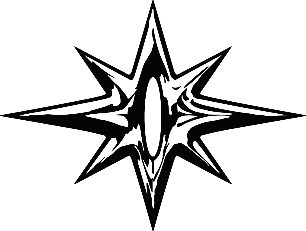 Eight Point Star SVG Jagged Burst Vector