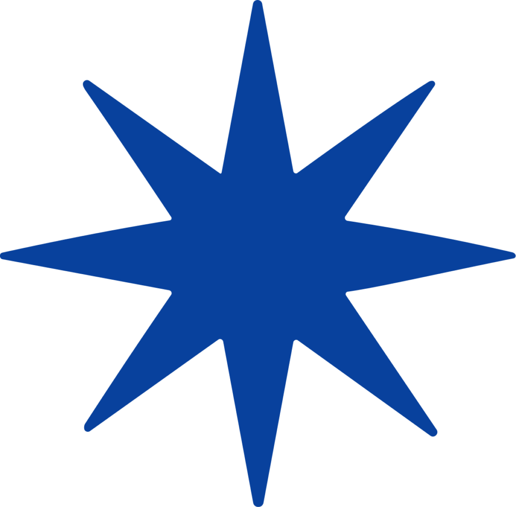 Eight Point Star SVG Bold Sparkle Vector