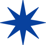Eight Point Star SVG Bold Sparkle Vector