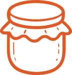 Empty Jam Jar SVG Simple Outline Vector